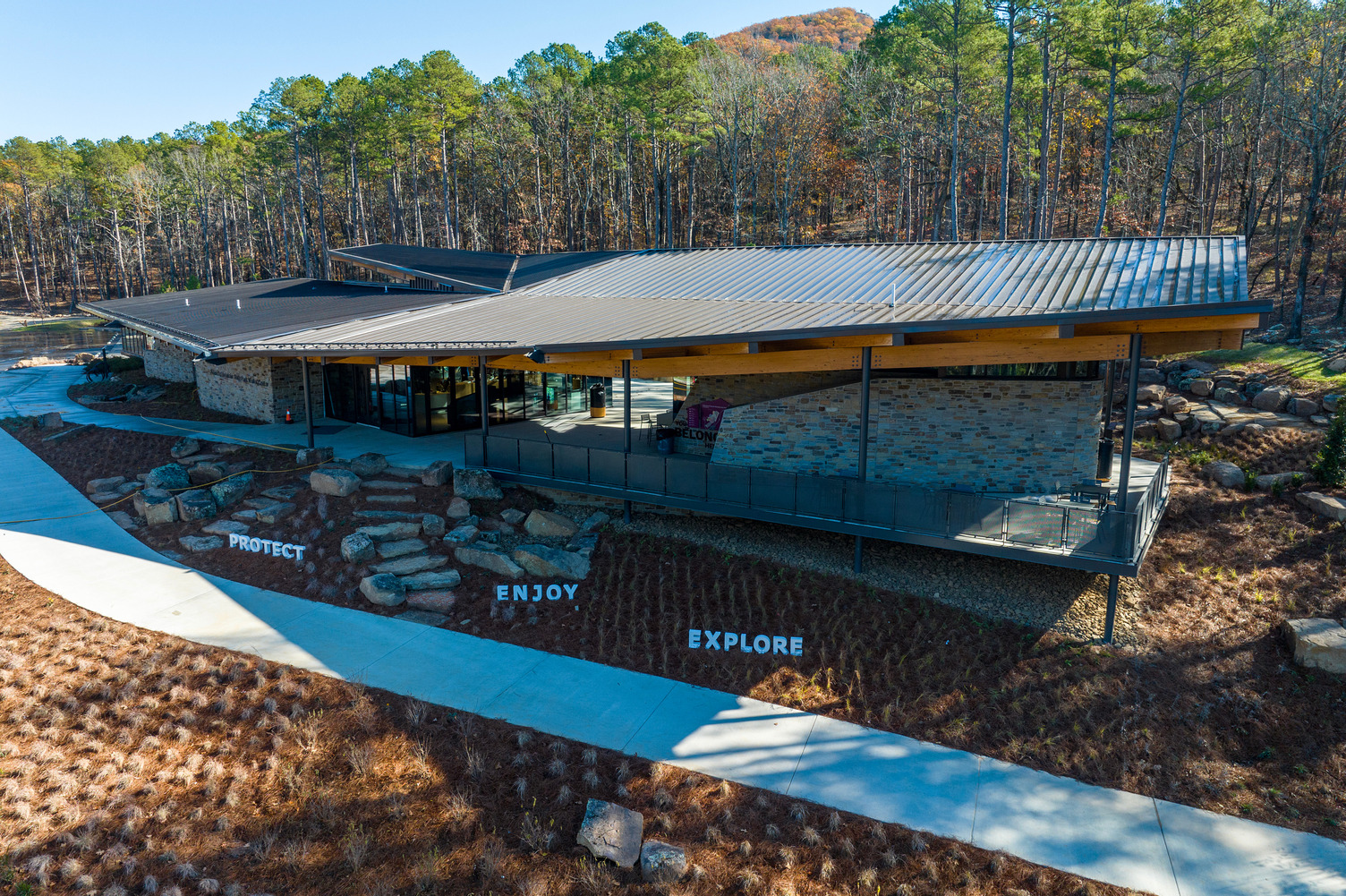 Visitor Center at Pinnacle Mountain State Park